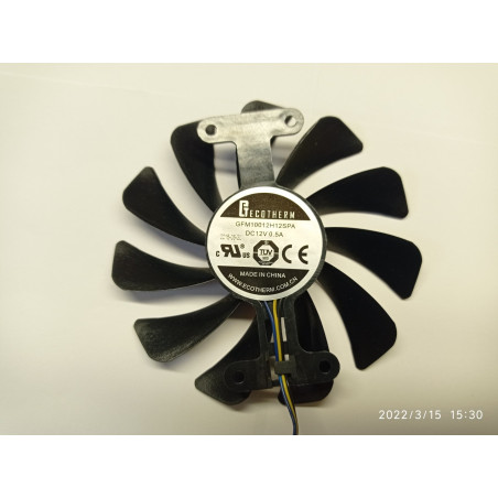 Wentylatorów GPU Zotac GFM10012H12SPA DC12V 0,5A 95mm 4 otwory H