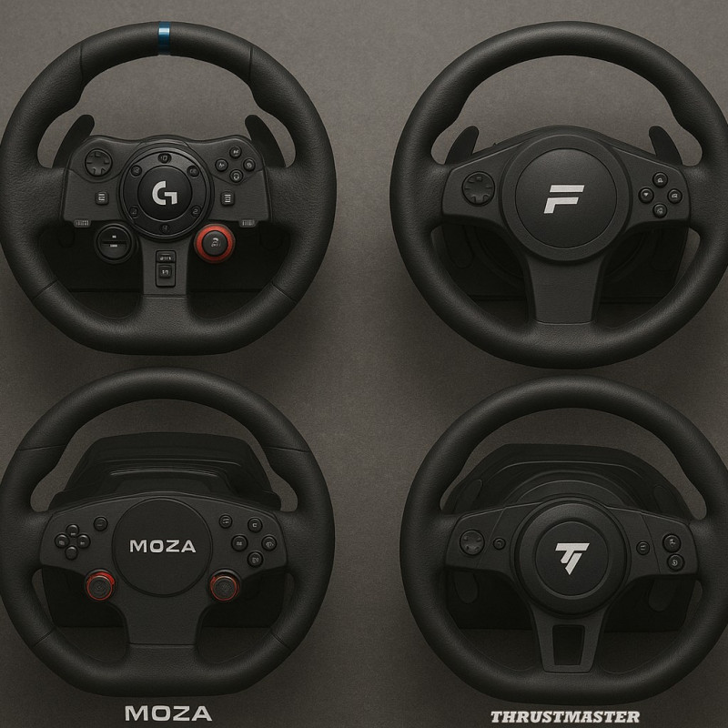 Usługa - Naprawa  kierownic : Logitech, Thrustmaster, Fanatec, Cammus, Moza i inne.